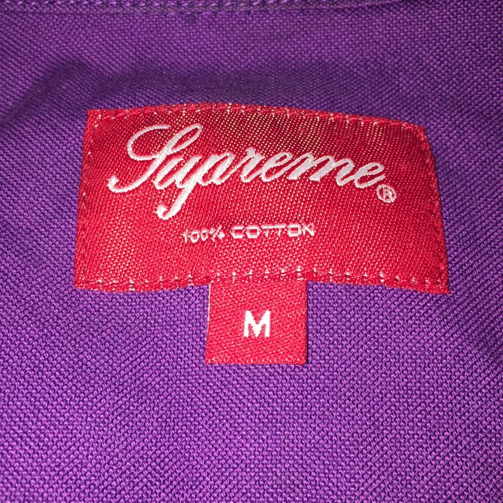 Supreme purple shirt